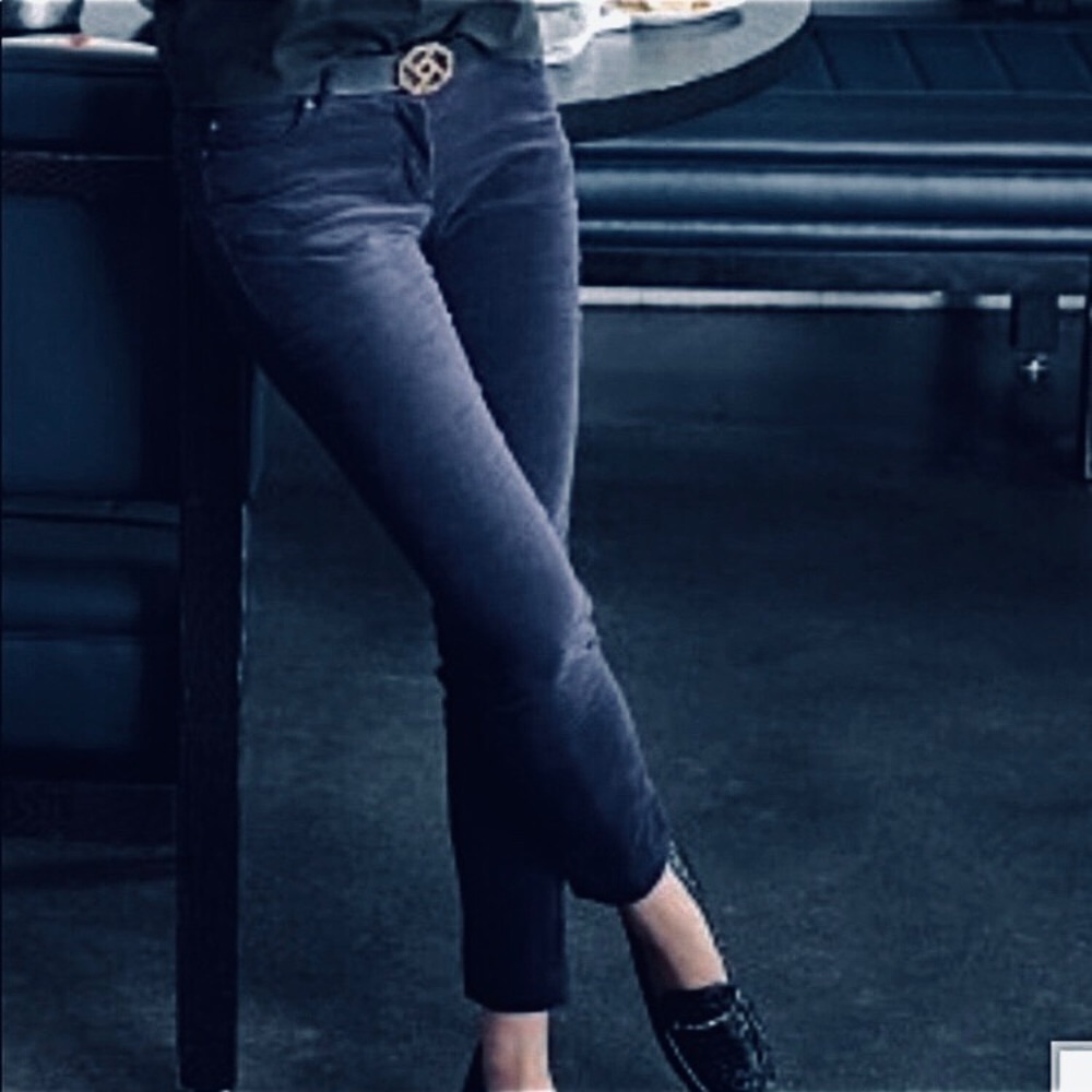 J. McLaughlin Watson Velvet Skinny Straight Pants